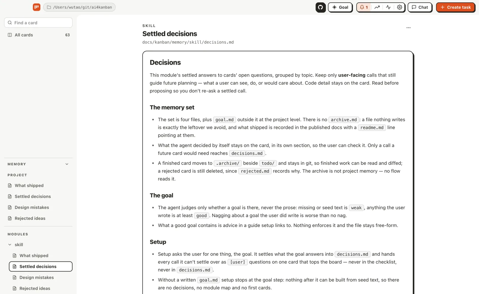 AI4Kanban shares product decisions and design lessons across Claude Code tasks